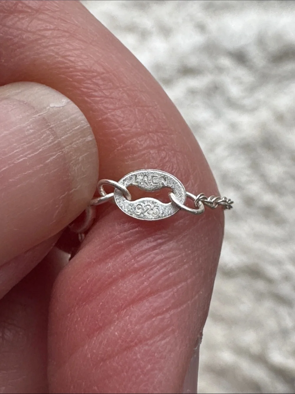 Sterling Double Layer Necklace